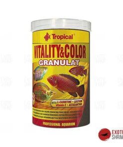 vitalitu colors granulat tropical alimento para peces exotic shrimp imag destacada