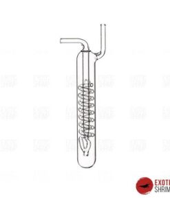 BLAU Espiral contador de burbujas de CO2 de cristal